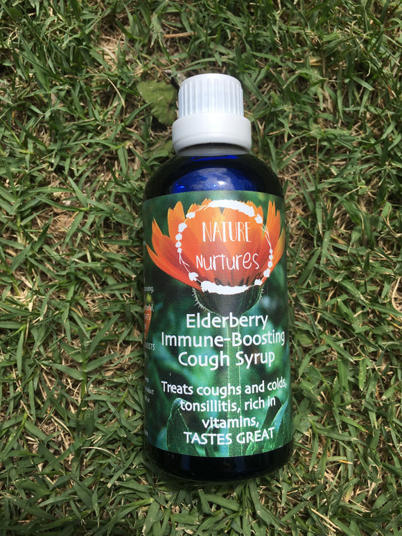 Nature Nurtures Elderberry Immune Boosting Cough Syrup 100ml
