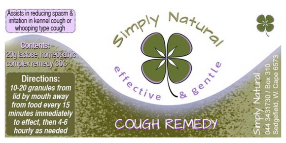 Simply Natural Cough Remedy 20g