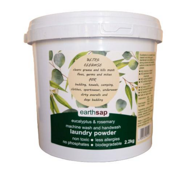 Earthsap Laundry Powder 2.2kg - Eucalyptus & Rosemary
