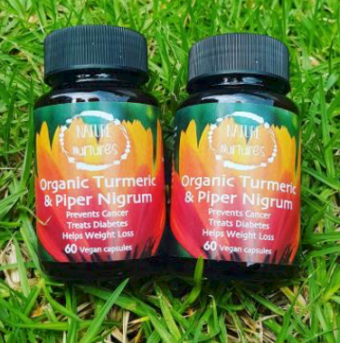 Nature Nurtures Organic Tumeric Capsules 60