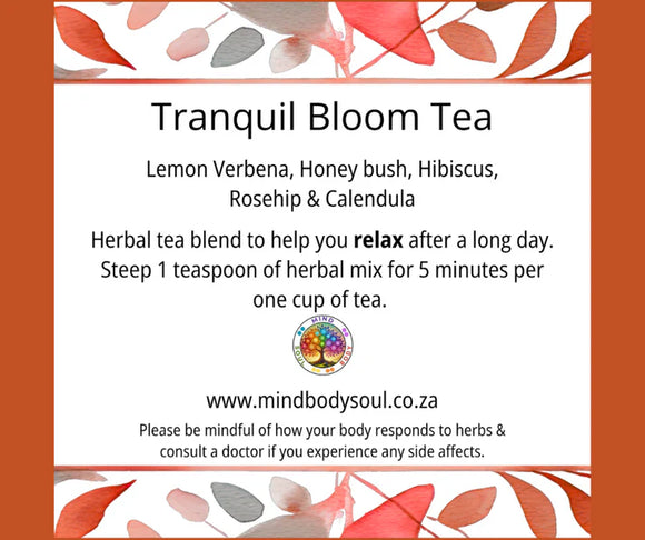 Mind Body Soul Wellness Tranquil Bloom Tea