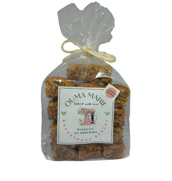 Ouma Marie Diabetic All Bran Rusks with Raisin