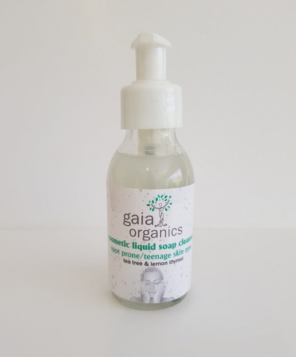 Gaia Cosmetic Liquid Soap 100ml (teenage/spot prone)
