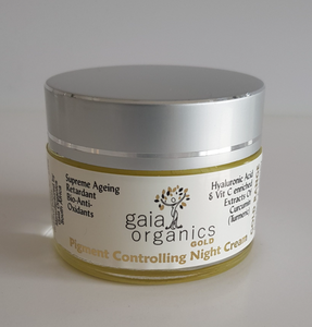 Gaia Pigment Controlling Complex NIGHT cream (Premium Gold Range)