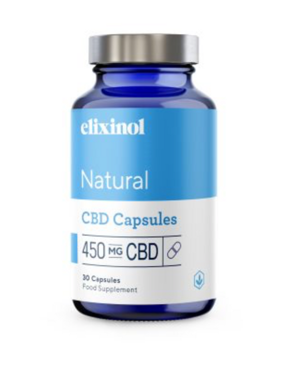 Elixinol 30 Capsules - Natural 450mg