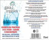 Gaia Hydrogen Peroxide 35% Food Grade