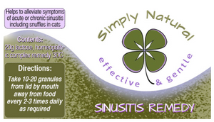 Simply Natural Sinusitis Remedy 20g