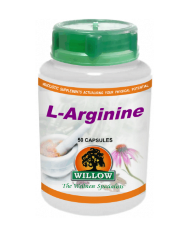 Willow L-Arginine 50 Capsules