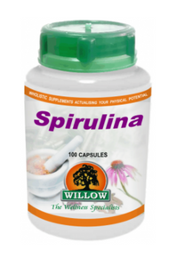 Willow Spirulina 100 Capsules