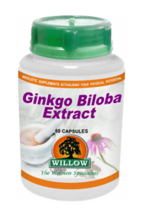 Willow Ginkgo Biloba 60 Capsules