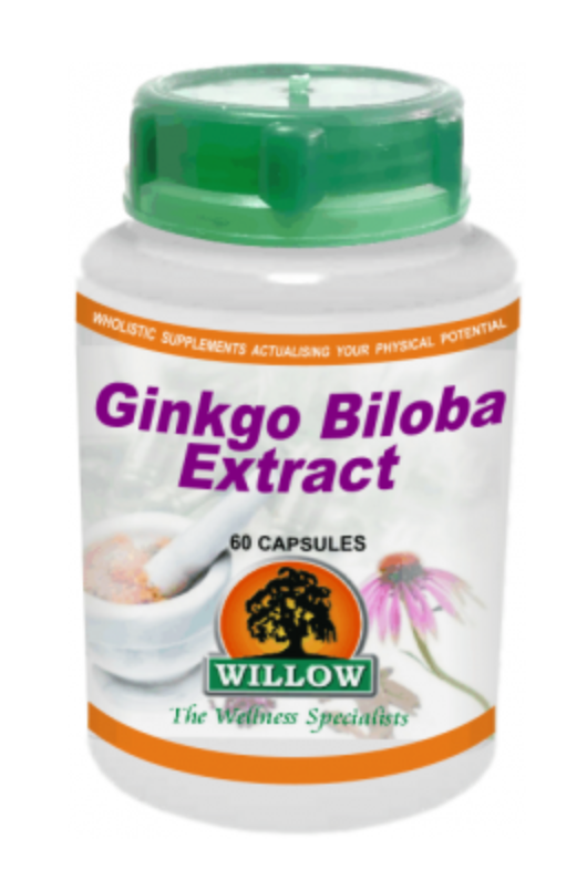 Willow Ginkgo Biloba 60 Capsules