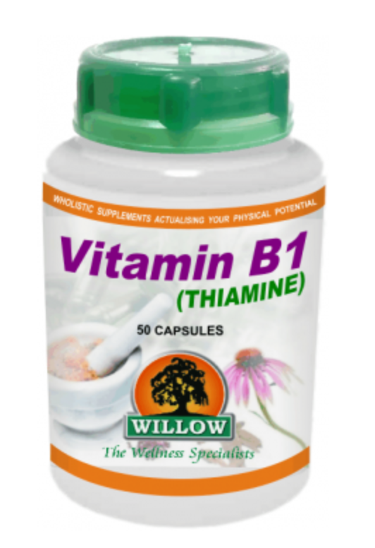 Willow Vitamin B1 (Thiamine) 50 Capsules