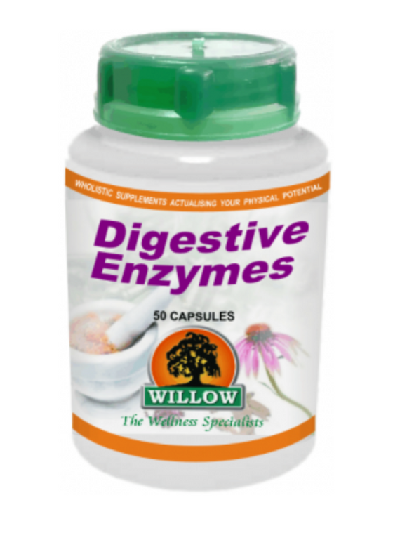 Willow Digestive Enzymes 50 Capsules