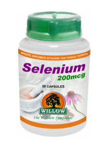 Willow Selenium 200mcg 50 Capsules