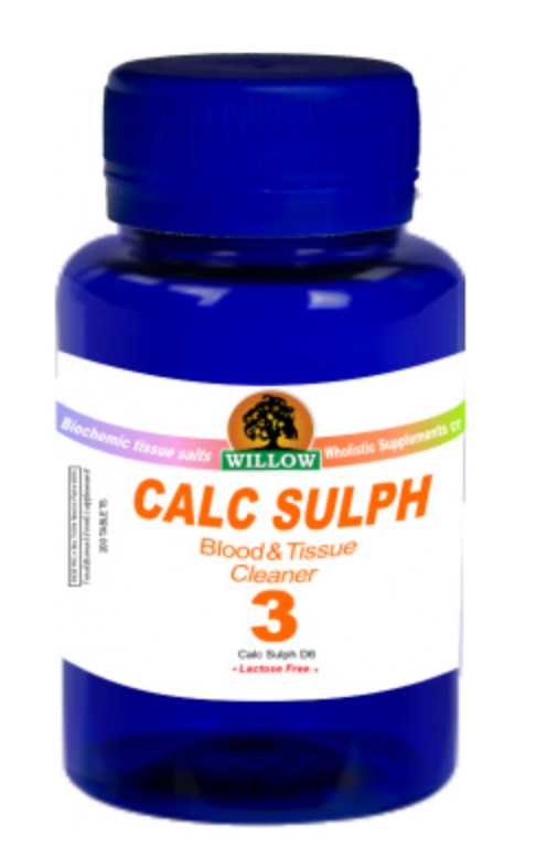 Willow Tissue Salt #3 Calc Sulph D6 (200)