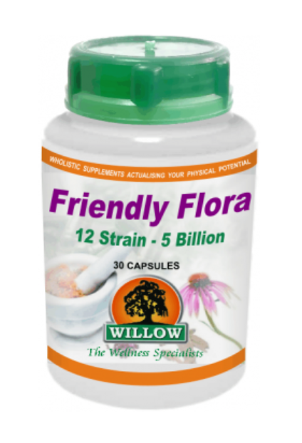 Willow Friendly Flora 12 Strain - 5 Billion 30 Capsules