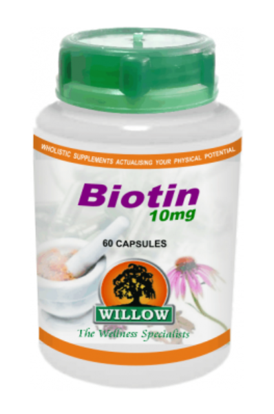Willow Biotin 10mg Capsules