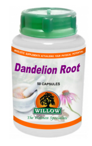Willow Dandelion Root 50 Capsules