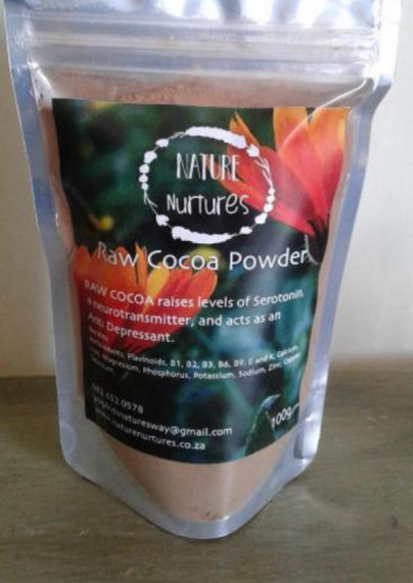Nature Nurtures Raw Cacao Powder 100g