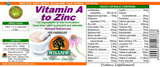 Willow Vitamin A-Zinc 60 Capsules