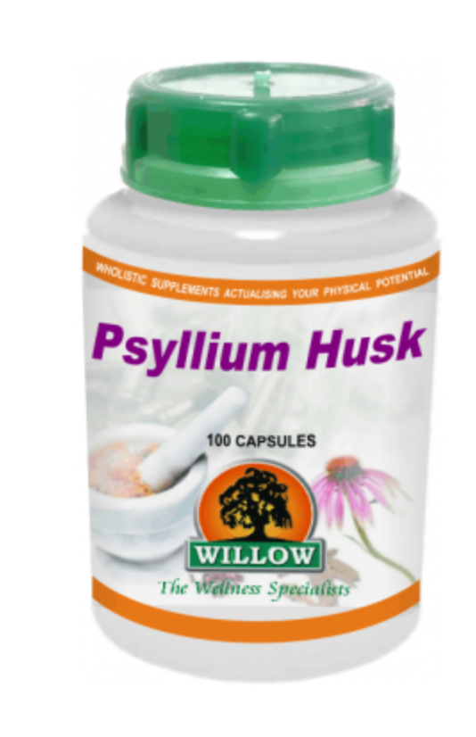 Willow Psyllium Husk 100 Capsules