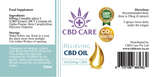 CBD Care Oil 600mg - Relieving  30ml